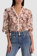 ALICE + OLIVIA Charis Cotton & Silk Shirt