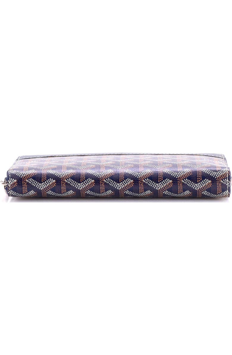 Pre-Owned Goyard Matignon Zip Wallet Coated Canvas with Leather, Alternate, color,