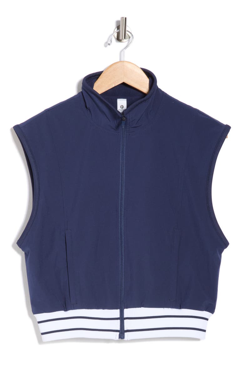 Fleece Inside Club Vest, Alternate, color, NAVAL BLUE