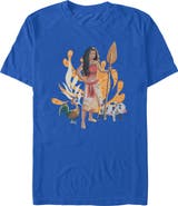 Moana Men's Moana Pua Heihei and Friend Graphic T-Shirt