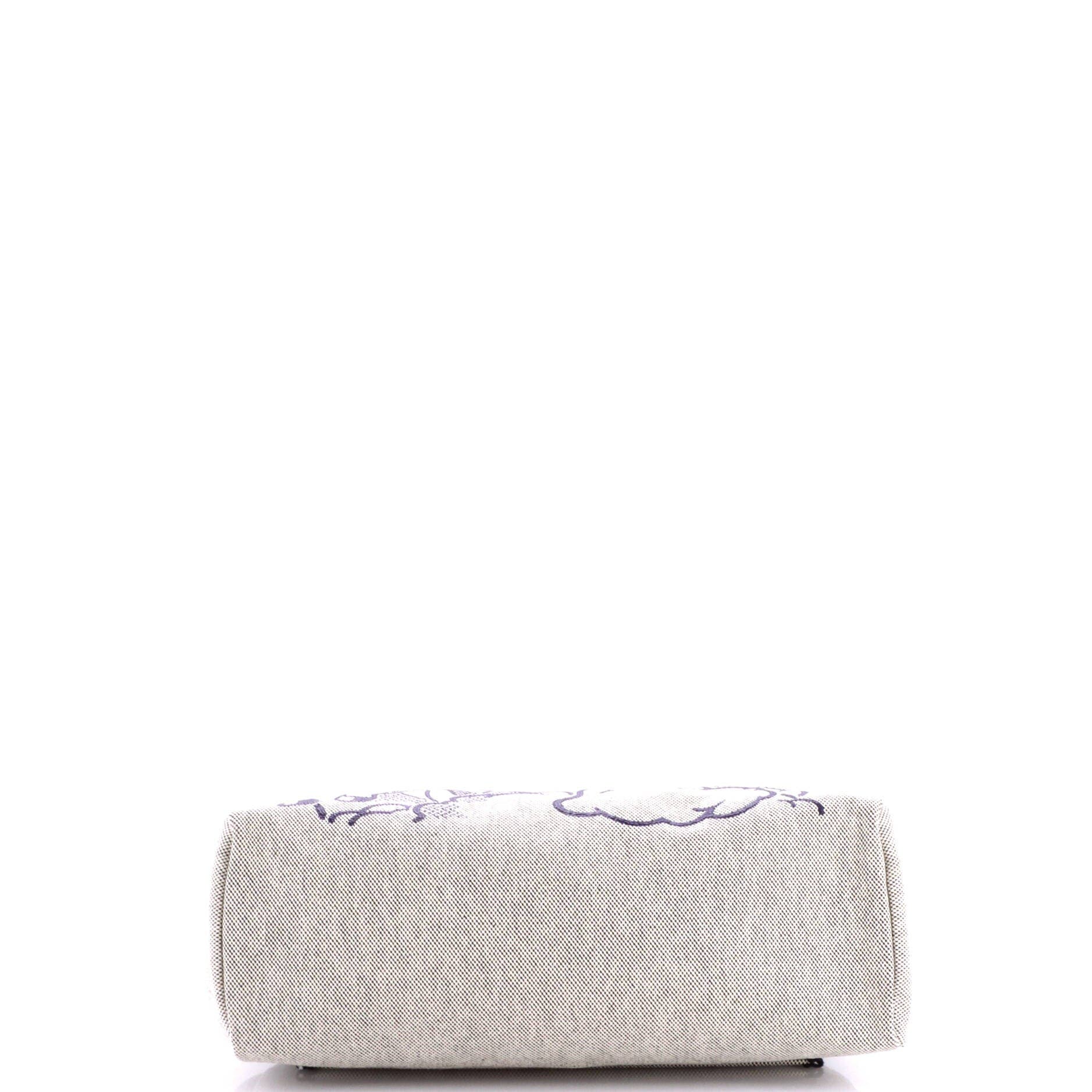 Herbag Zip Pegase Pop Toile and Leather 31, Alternate, color, Blue