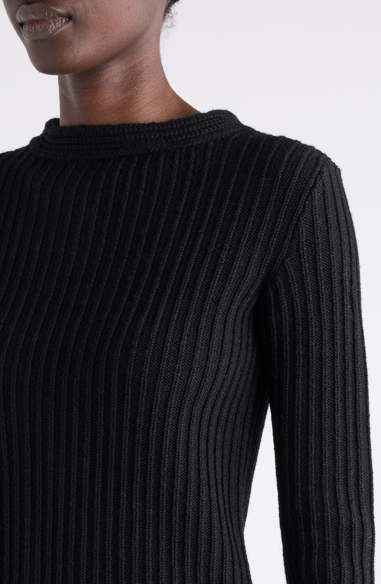 Isabel Marant Dixie Reversible Wool Zip Cardigan, Alternate, color, Black