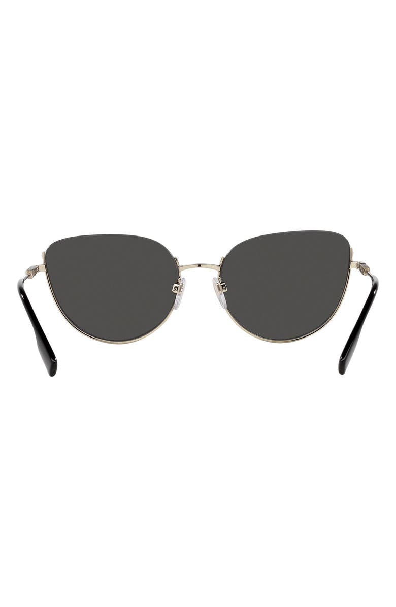Burberry Harper 58mm Cat Eye Sunglasses, Alternate, color, Dark Grey