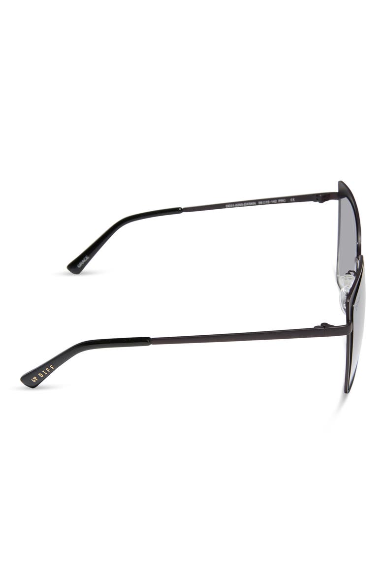 58mm Square Sunglasses, Alternate, color, MATTE DUSK METAL