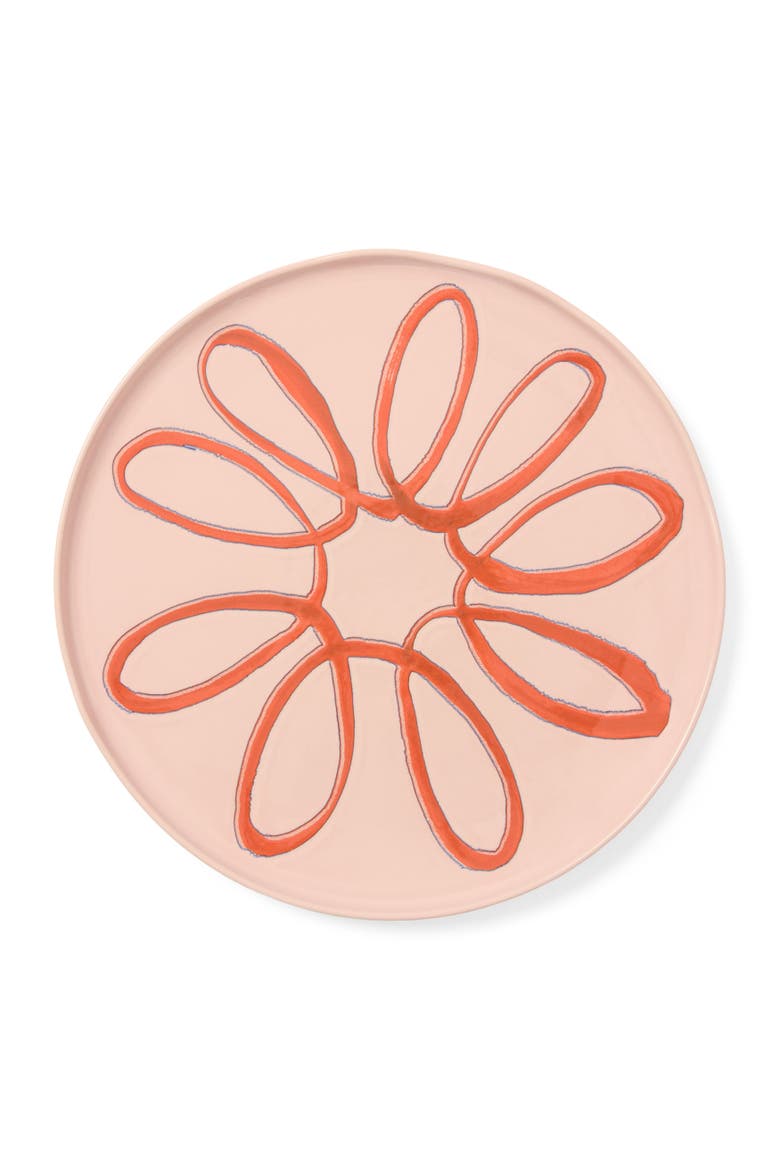 Amalfi Service Charger Plate, Main, color, Pink 12.6"
