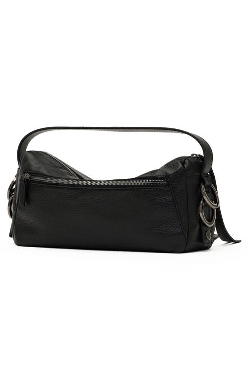 Hammitt Medium Doxie Leather Shoulder Bag In Black