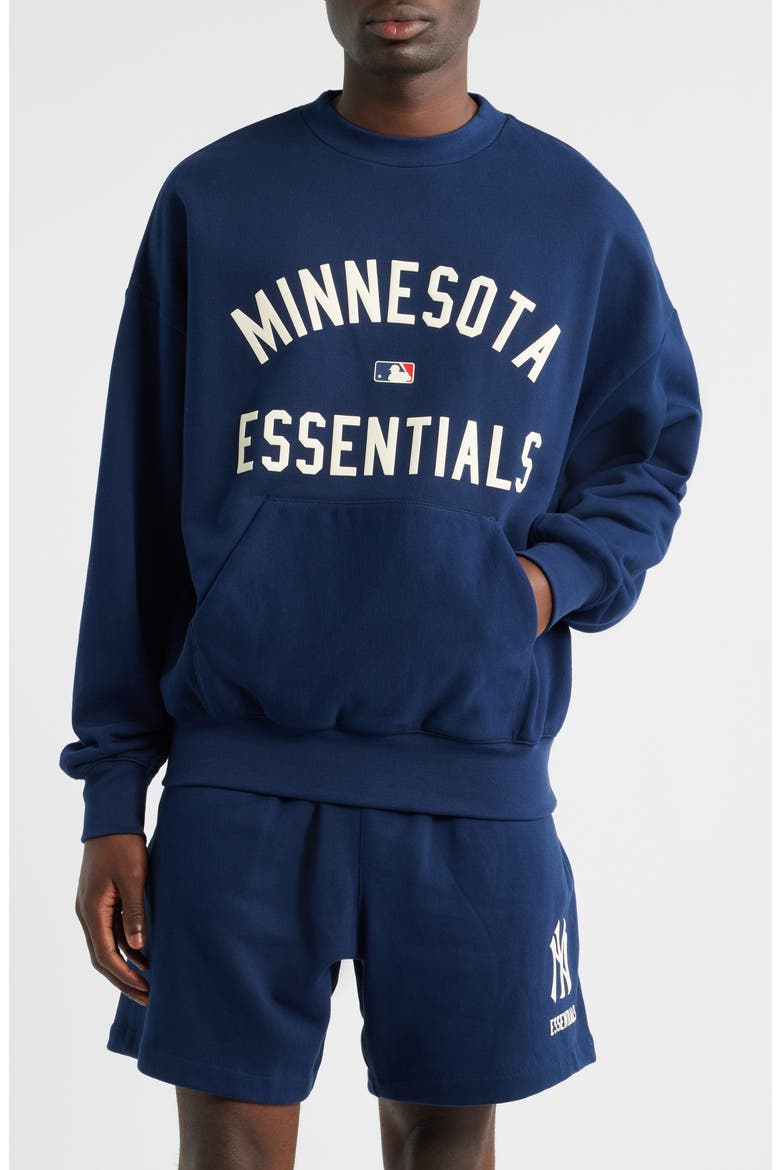 Fear of God Essentials Twins Sports Fit Crewneck Cotton Sweatshirt