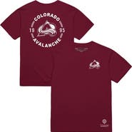 Mitchell & Ness Men's Mitchell & Ness Burgundy Colorado Avalanche Core Penalty Box 3.0 T-Shirt
