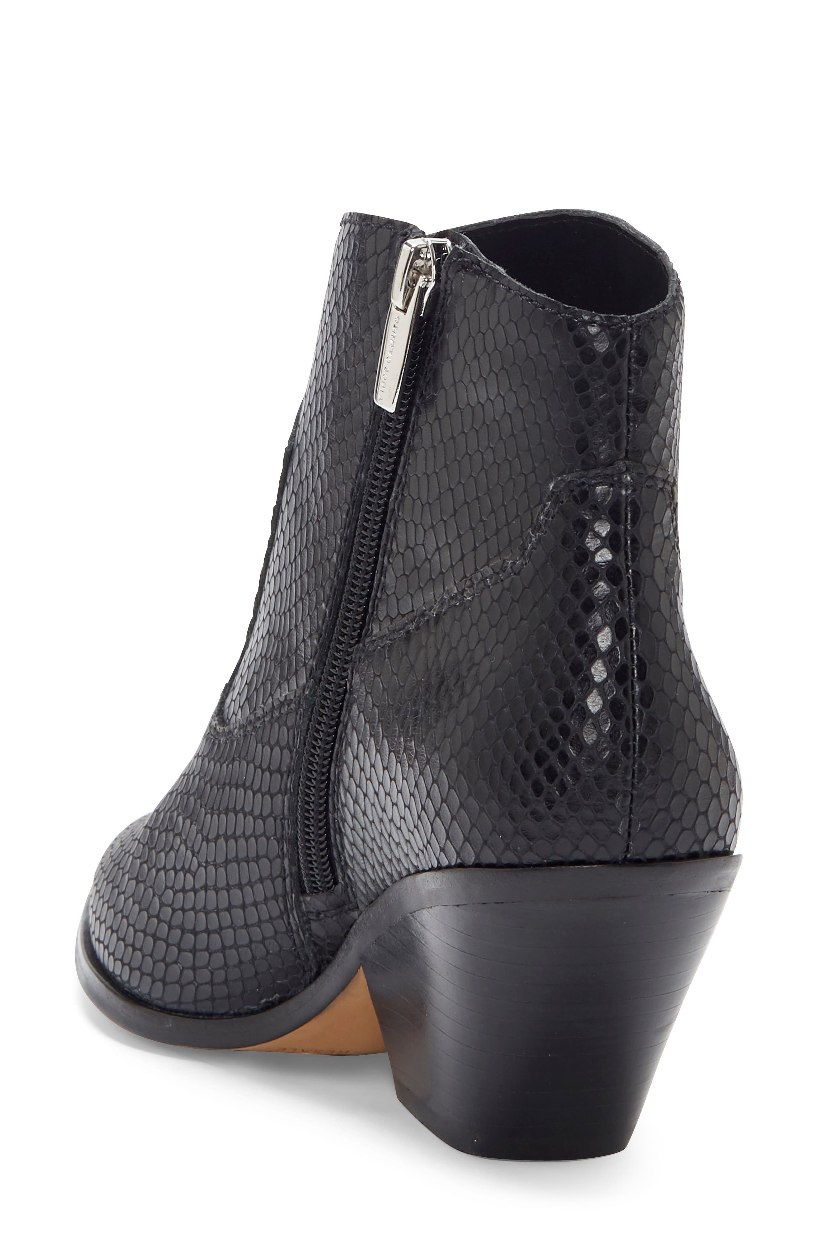 Vince Camuto Jemeila Snake Embossed Bootie, Alternate, color, 