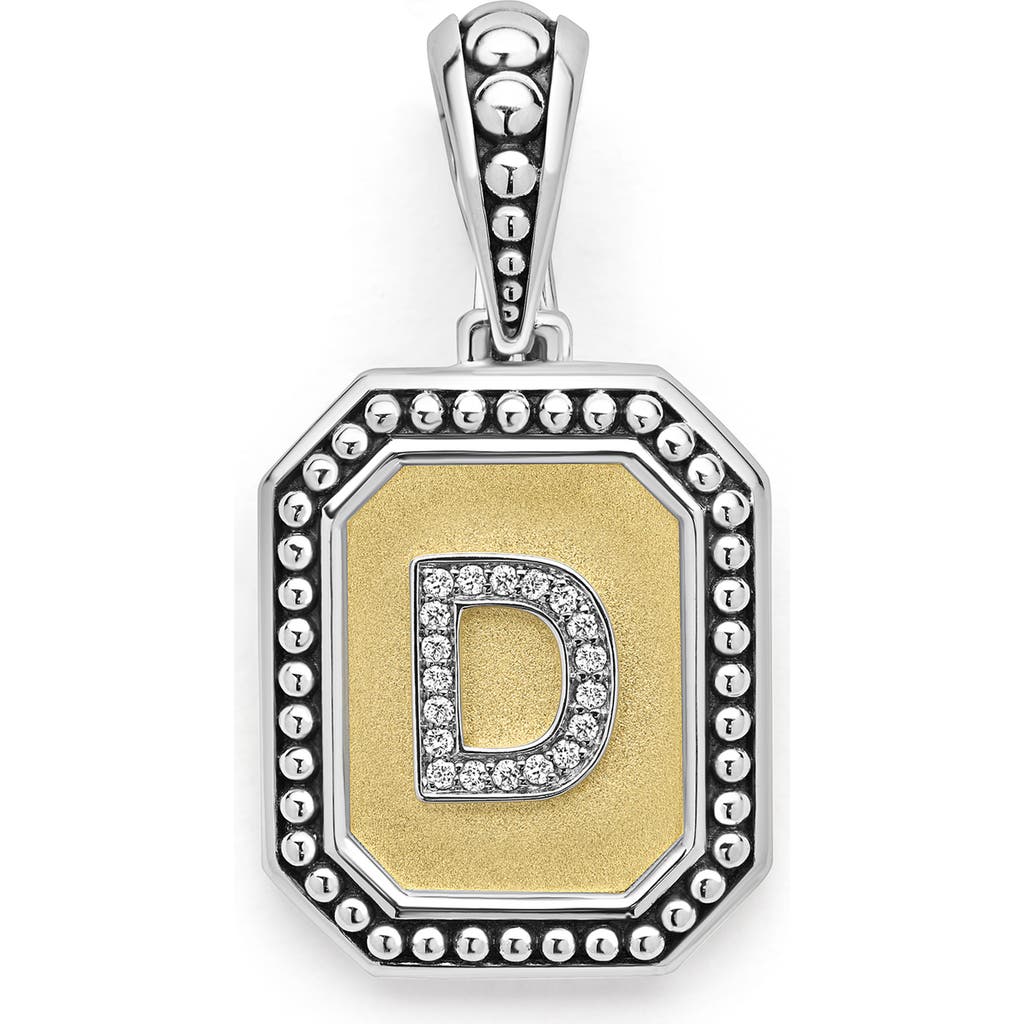 Lagos Signature Caviar Initial Enhancer In Two-tone D