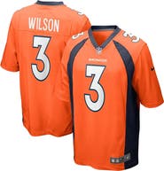Nike Men's Nike Russell Wilson Orange Denver Broncos Game Jersey