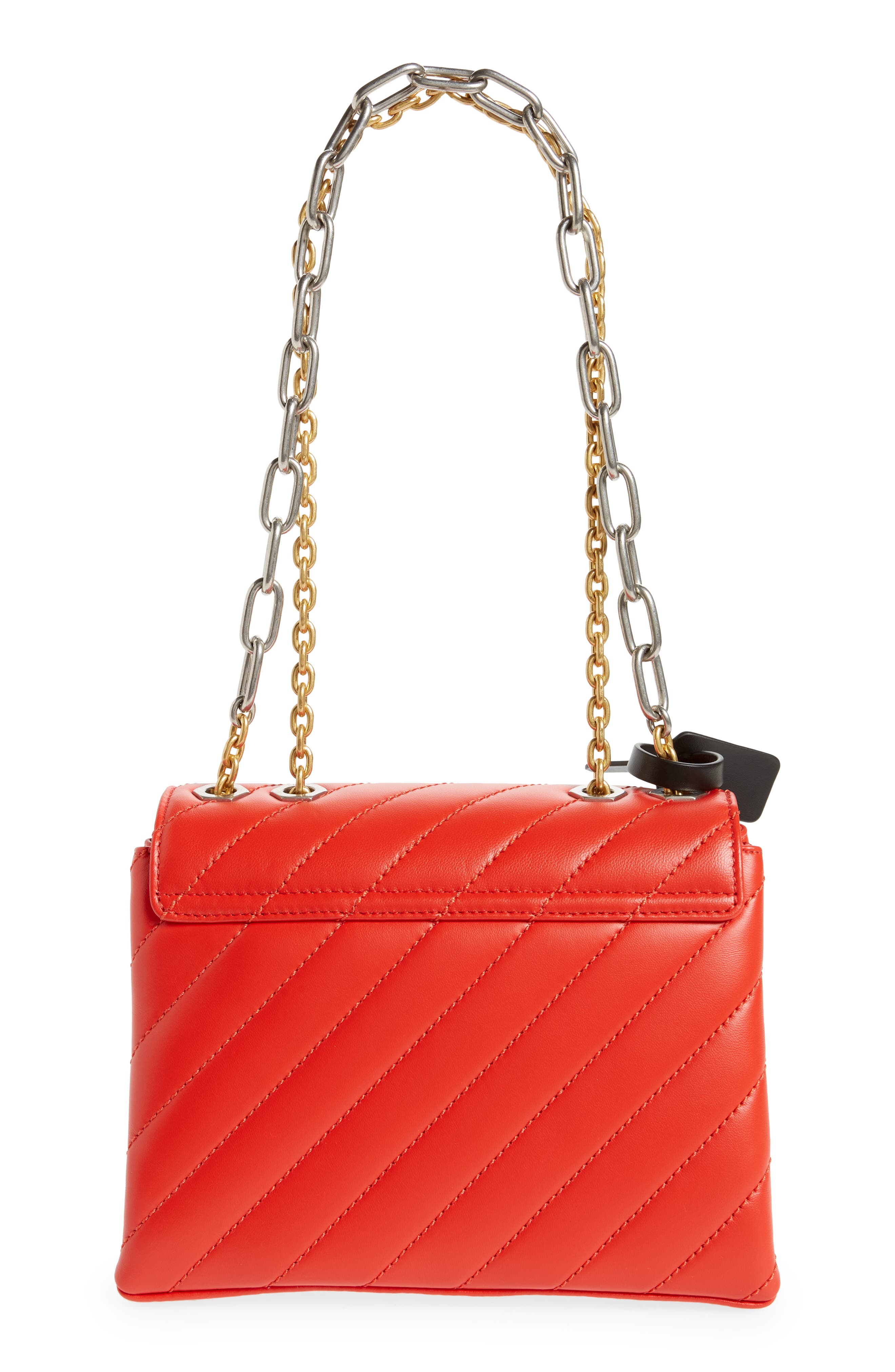 Jackhammer 24 Leather Shoulder Bag, Alternate, color, RED