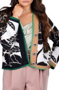 SAACHI Floral Crop Cardigan