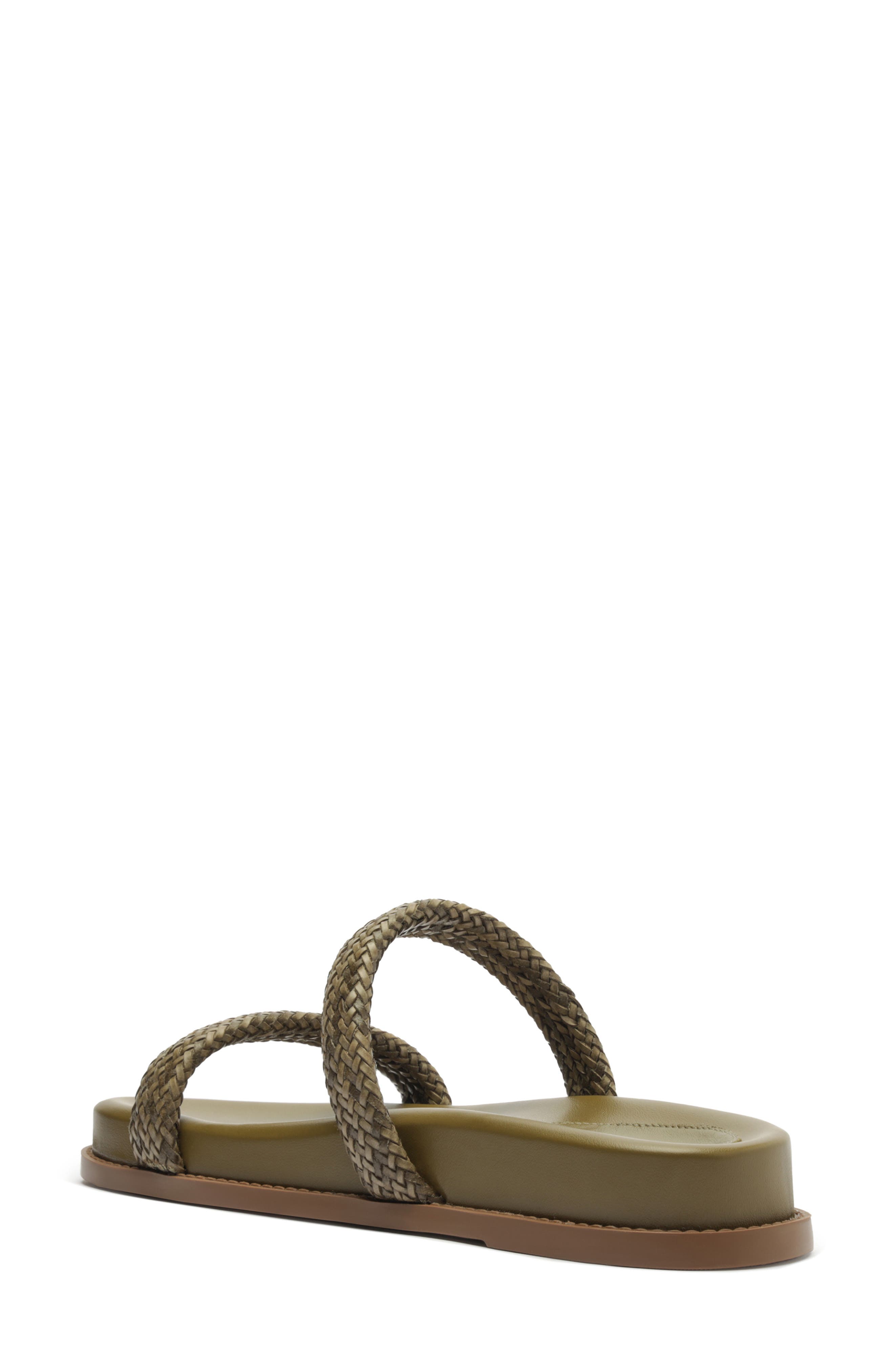 Ruby Sporty Slide Sandal, Alternate, color, MATCHA