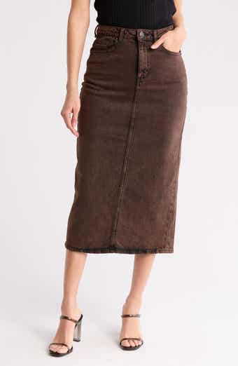 Billie High Slit Midi Skirt Billie High Slit Midi Skirt