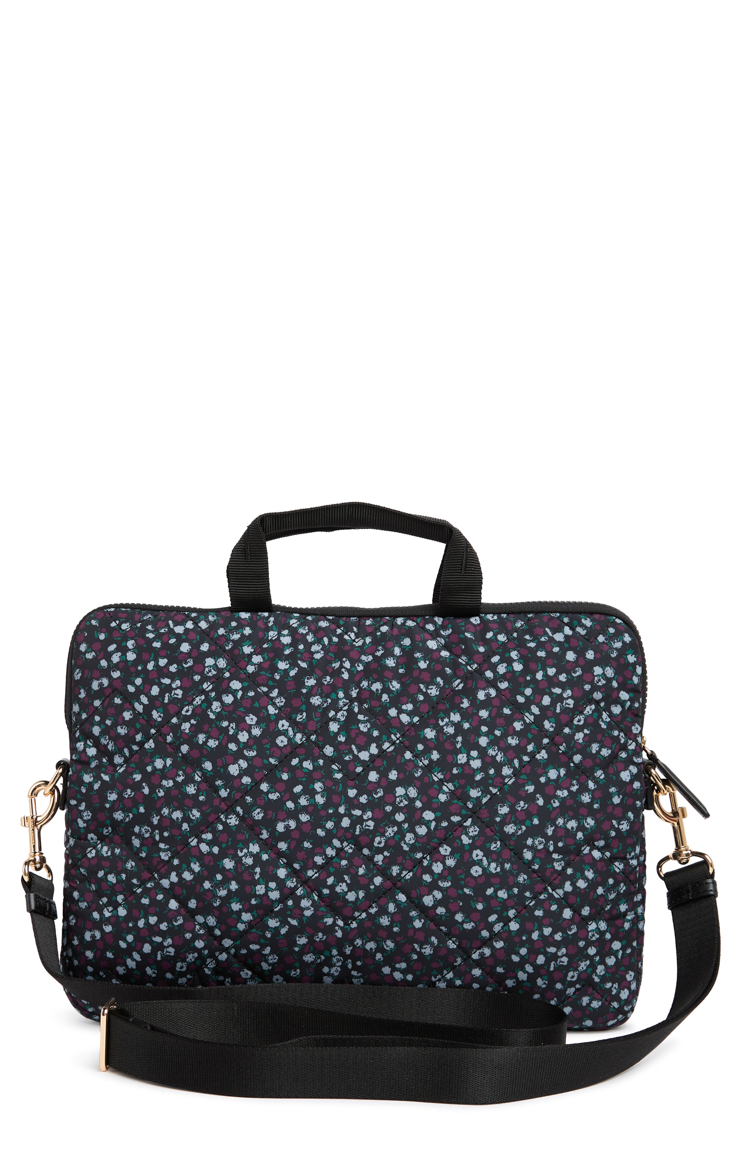 Marc Jacobs Quilted Nylon Cosmetic Printed Bag, Alternate, color, 