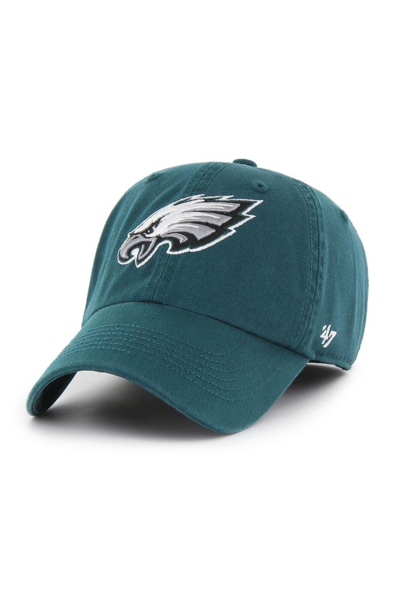 Men's '47 Green Philadelphia Eagles Franchise Logo Fitted Hat, Main, color, Green