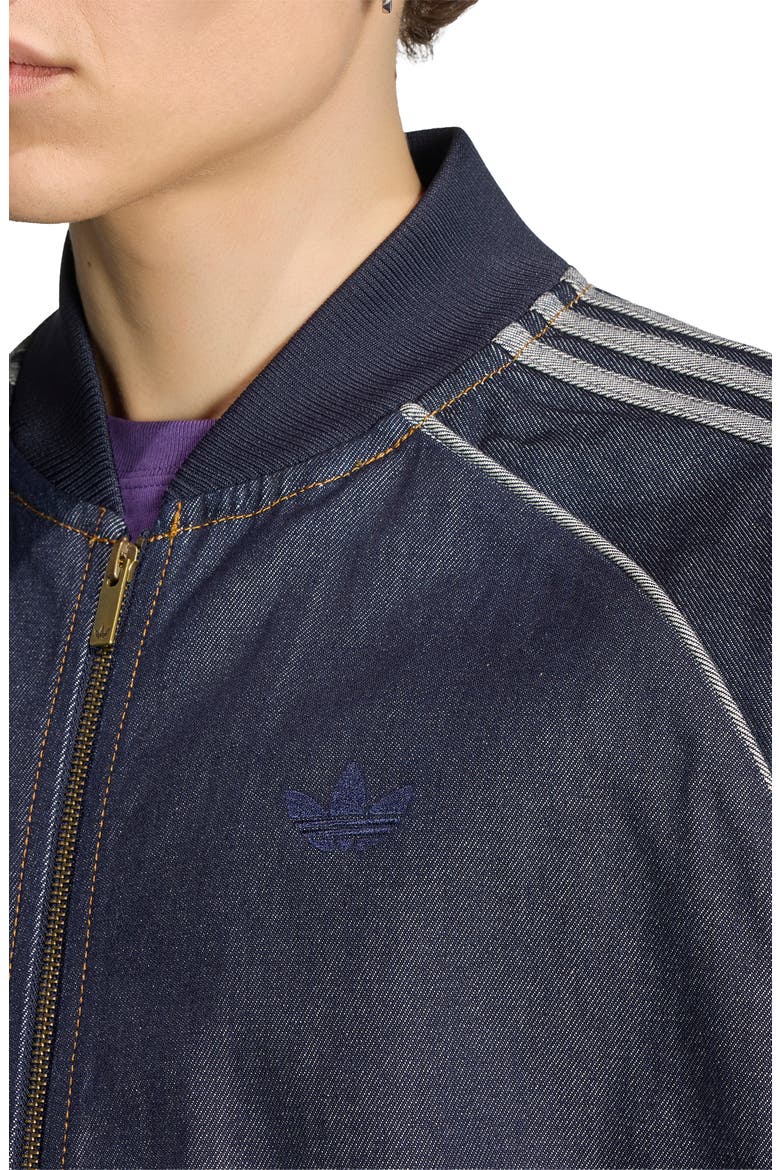 SST Denim Track Jacket, Alternate, color, INDIGO DENIM