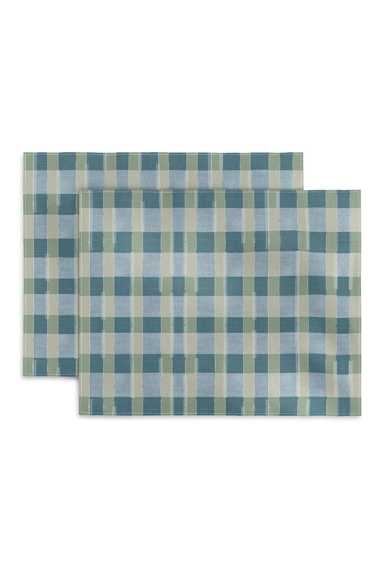 Marta Barragan Camarasa Country Plaid Placemat, Main, color, BLUE