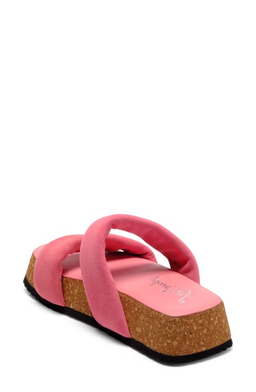 Shop Free People Fairmont Platform Slide Sandal In Watermelon