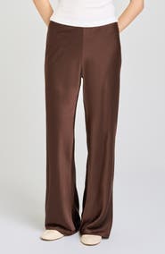 WAYF Helene High Waist Wide Leg Pants