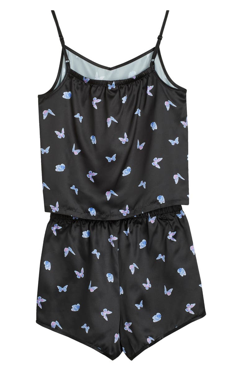 Nordstrom Kids' Print Satin Short Pajamas, Alternate, color, 