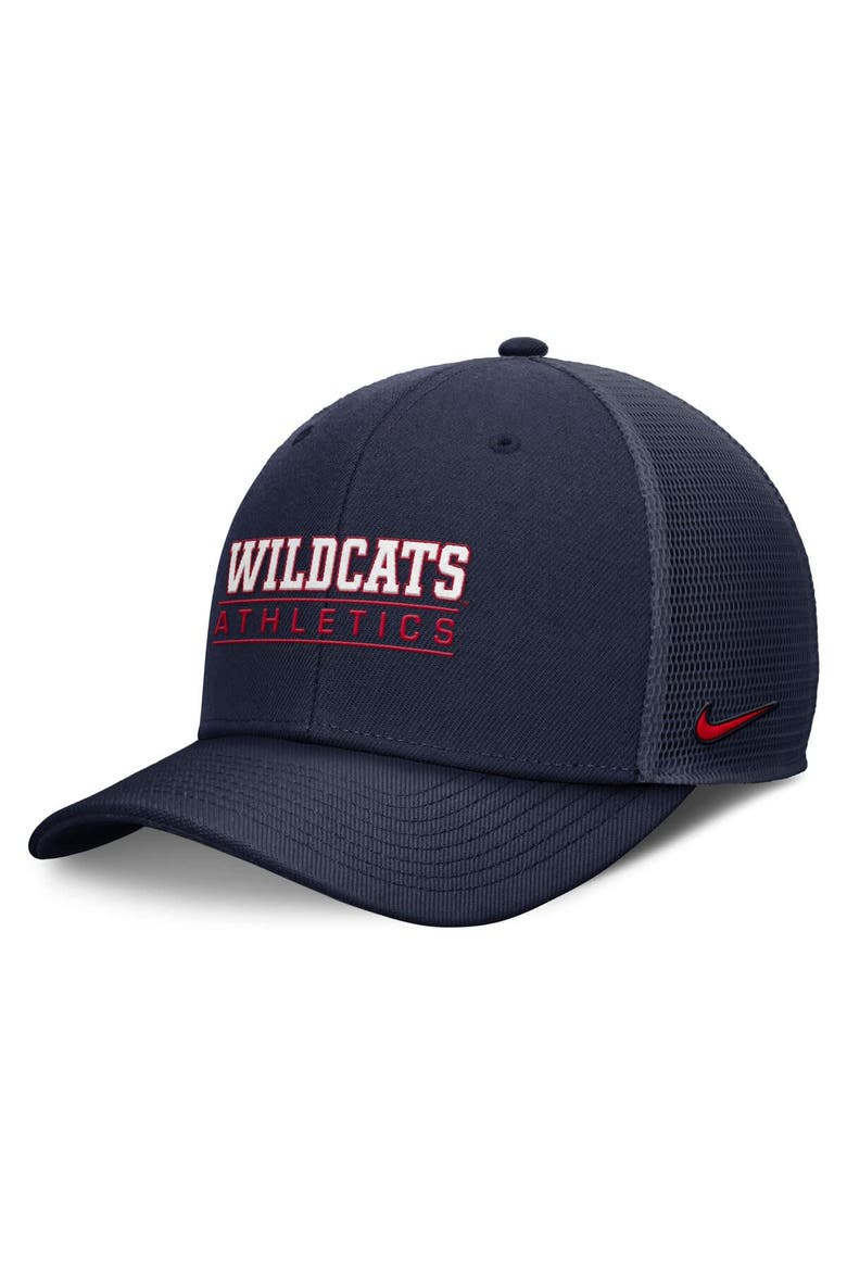 Men's Nike Navy Arizona Wildcats Rise Adjustable Hat, Main, color, Navy