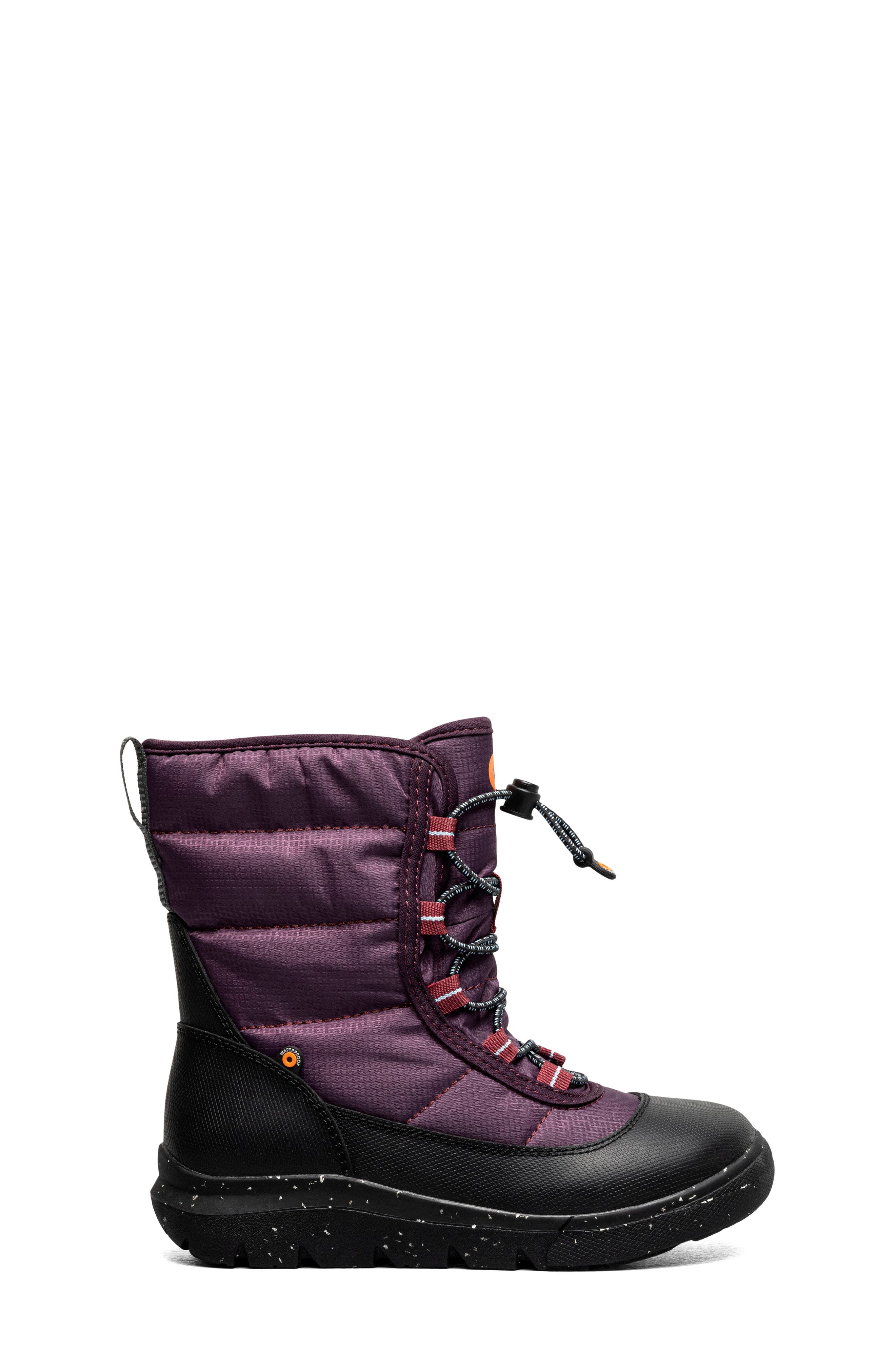 Bogs Kids' Skyline Snow Waterproof Boot, Alternate, color, Plum