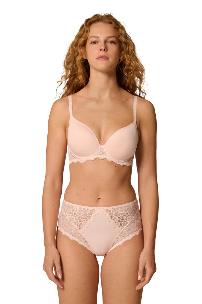 Caresse Retro Briefs, Alternate, color, BLUSH