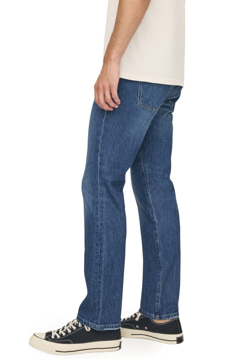 WARP+WEFT High Waist Straight Leg Jeans, Alternate, color, Dark Cove