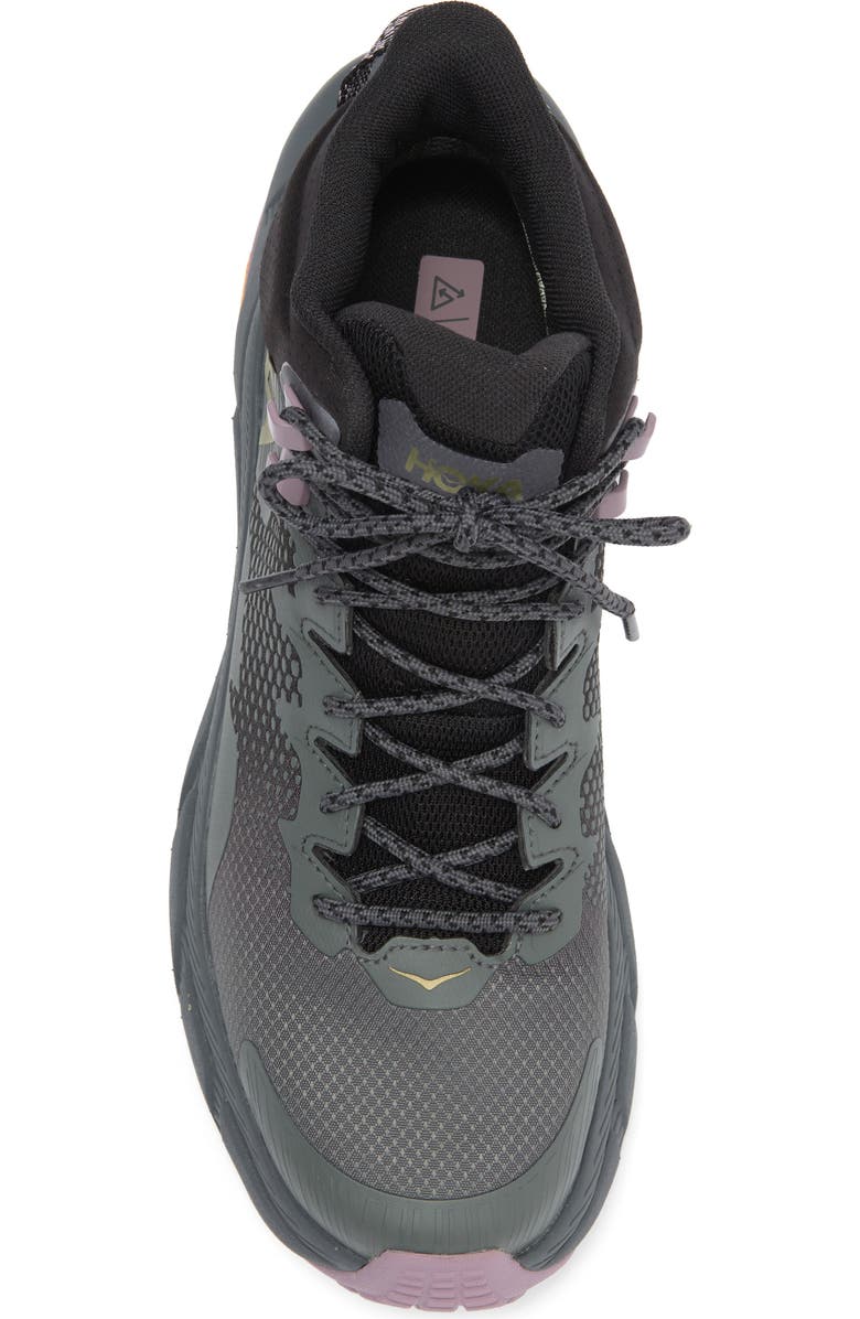 HOKA Trail Code Gore-Tex<sup>®</sup> Hiking Boot, Alternate, color, Black / Castlerock