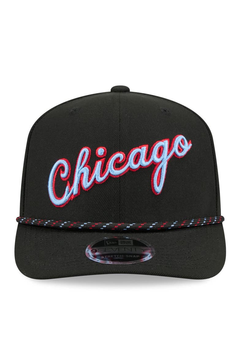 Men's New Era Black Chicago Bulls 2025/26 City Edition 9SEVENTY Adjustable Hat, Alternate, color, Black
