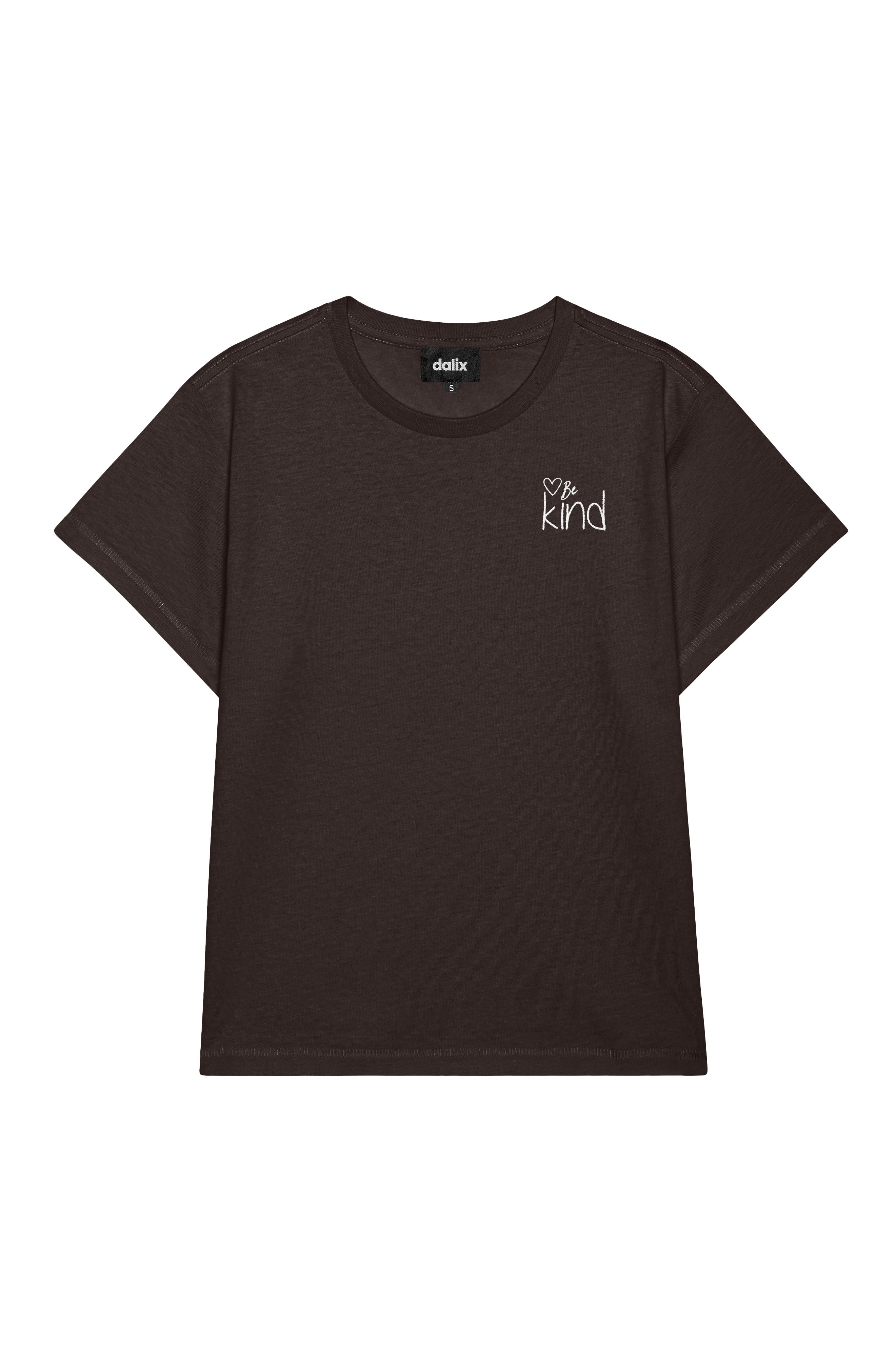 Womens Be Kind Light Weight High Waisted Tee