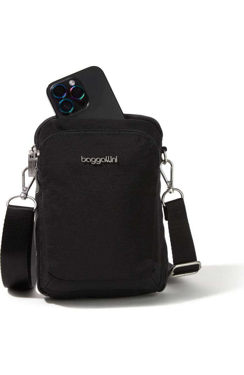 BAGGALLINI Modern Everywhere Explorer Small Crossbody Bag, Alternate, color, Black