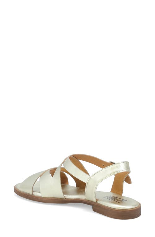 Miz Mooz Lilium Ankle Strap Sandal In Gold