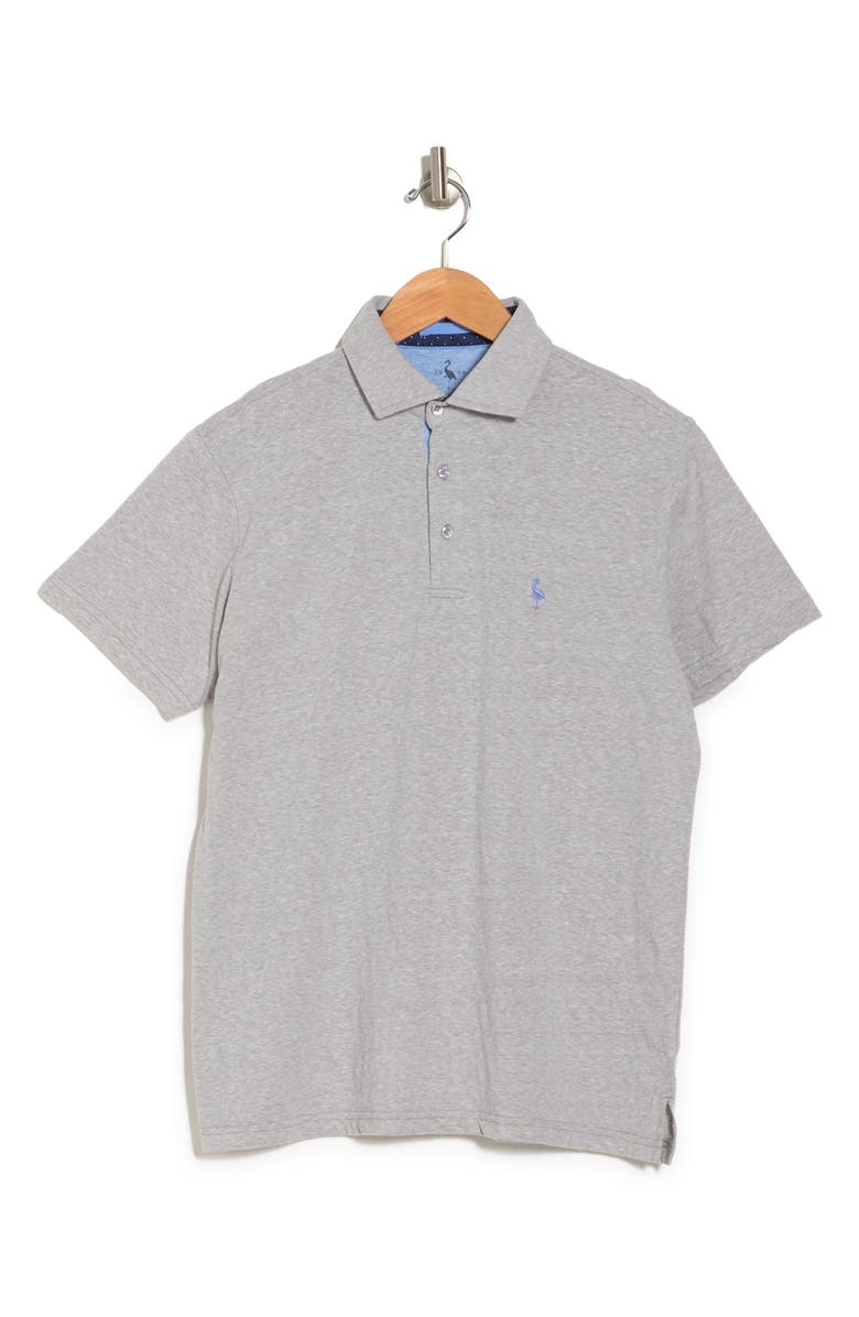 TailorByrd Heather Slub Jersey Polo, Alternate, color, 