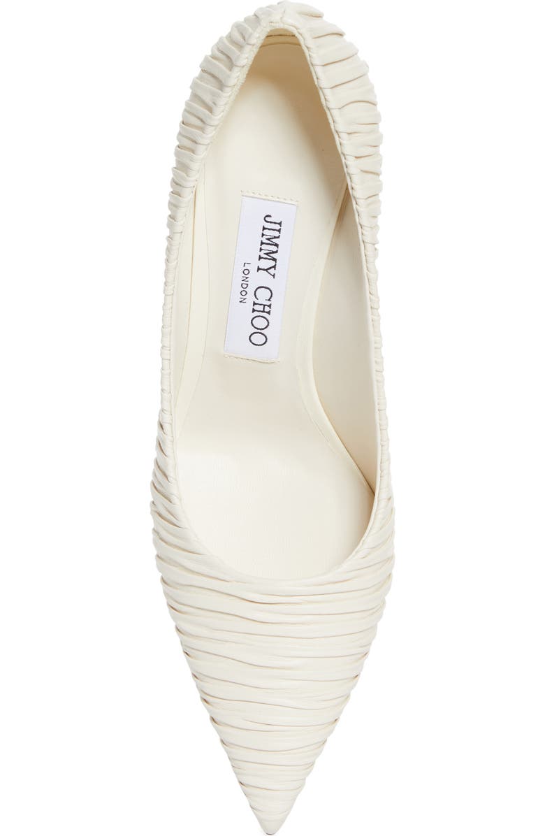 Jimmy Choo Love Ruched Pointed Toe Pump, Alternate, color,