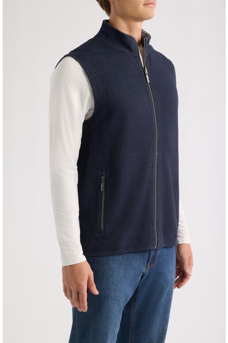 Flipview Reversible Vest, Alternate, color, NIGHT CAP HEATHER