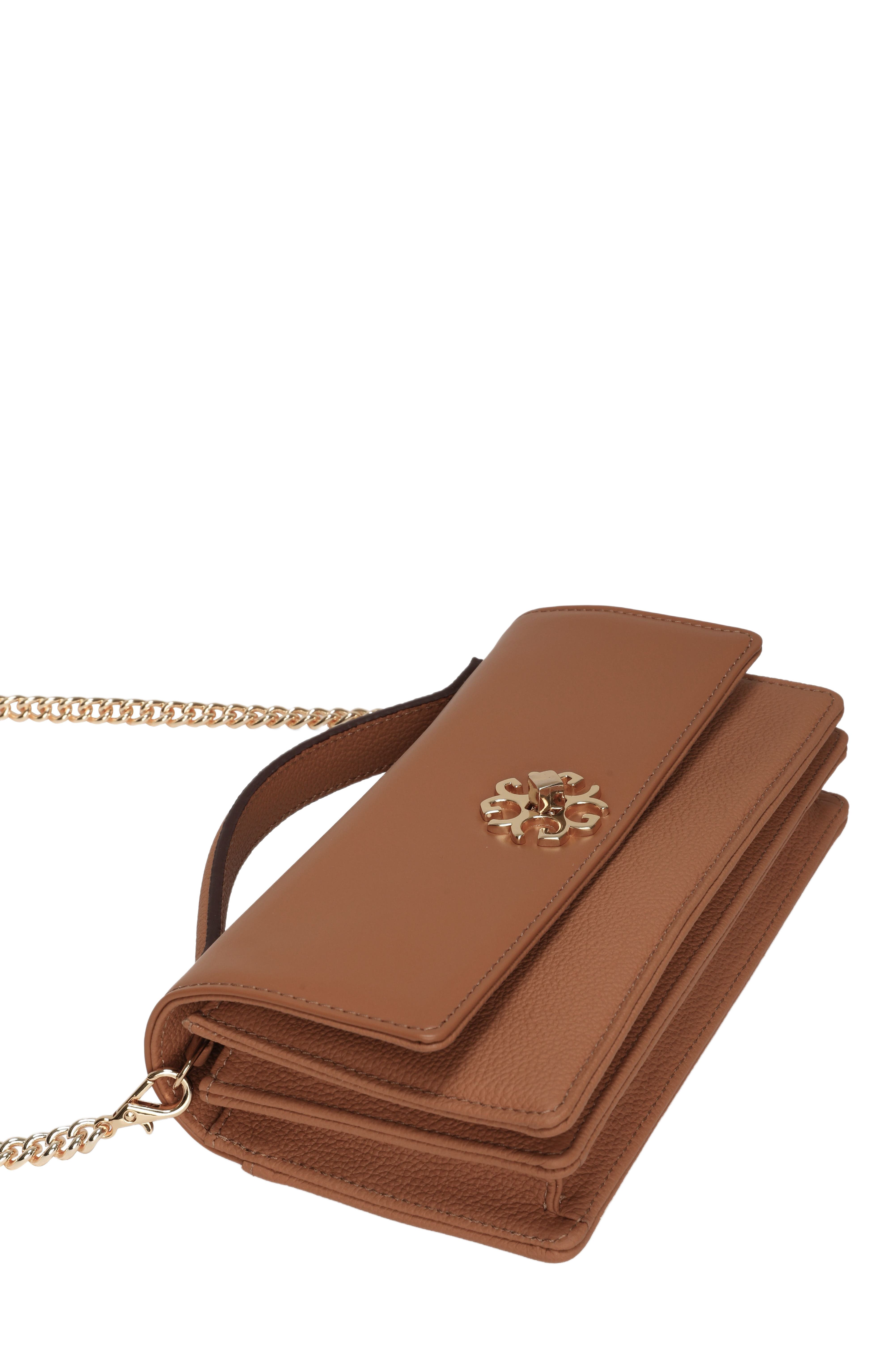 Top Handle Purse with Crossbody Chain, Alternate, color, TAN