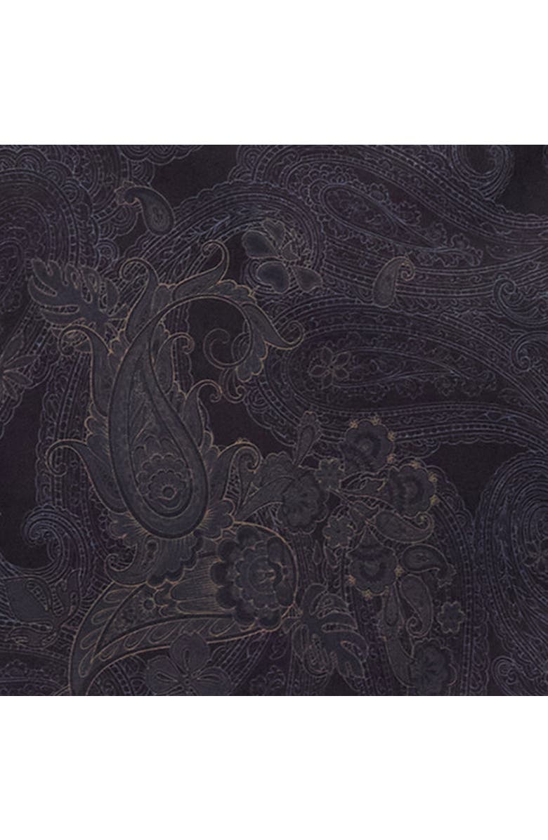 Lords of Harlech Paisley Explosion Mens Printed Button Up Shirt, Alternate, color, Paisley Explosion Black