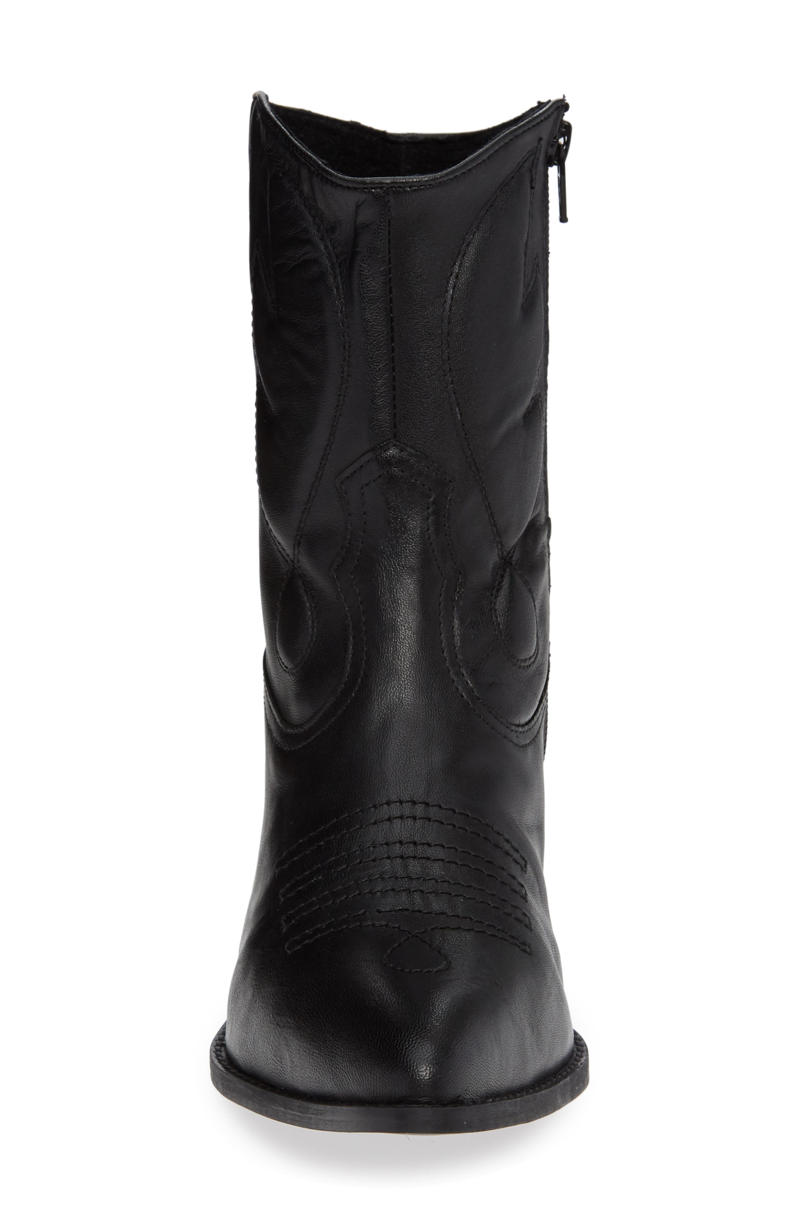 Topshop Arizona 2 Western Bootie, Alternate, color, 