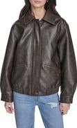 Levi's Relaxed Faux Leather Bomber Jacket