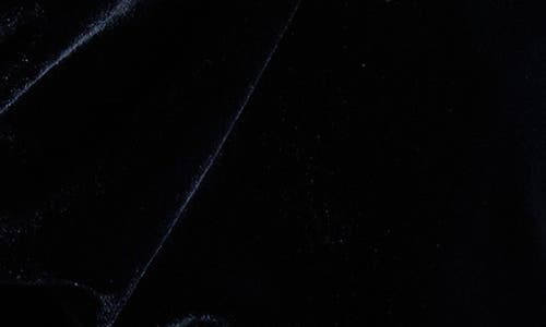 Topshop Twist One-shoulder Velvet Minidress In Black