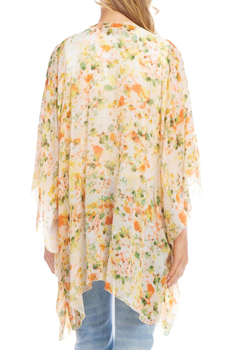 Karen Kane Floral Open Front Jacket, Alternate, color, 