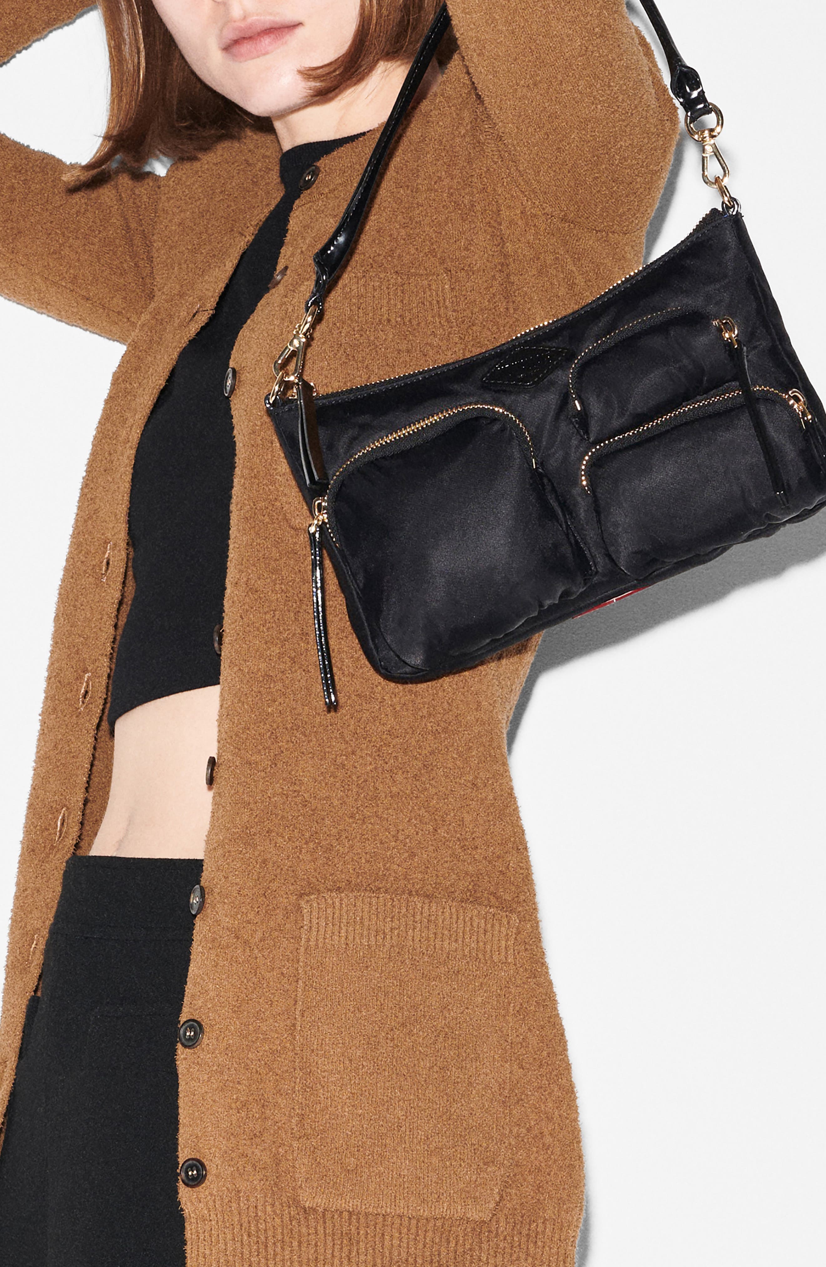 MZ Wallace Petite Chelsea Nylon Shoulder Bag, Alternate, color, 