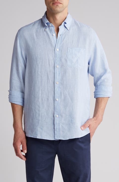 Regular Fit Linen Dress Shirt