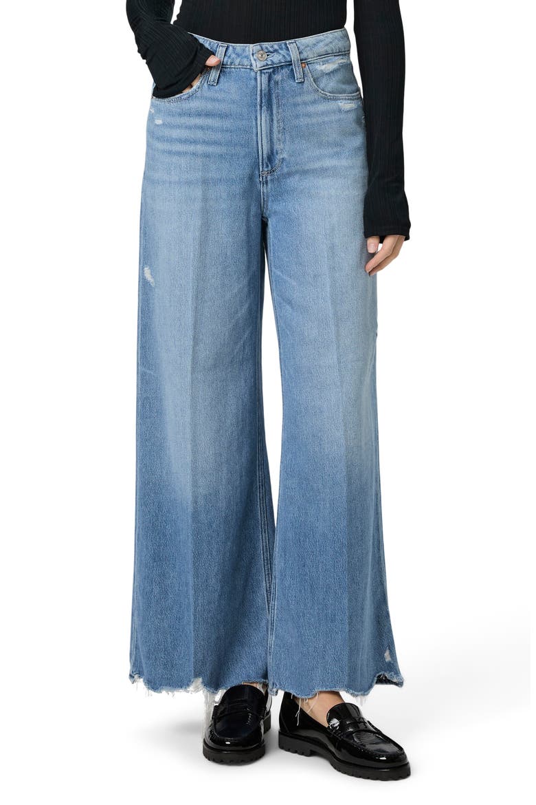 Portia High Waist Wide Leg Jeans, Main, color, RUMORS W/ ROCK HEM