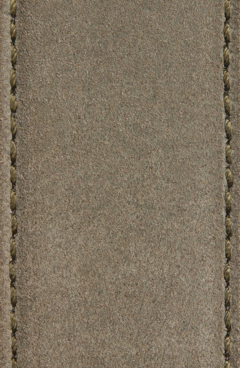 BOSS Caleb Suede Belt, Alternate, color, Olive Green
