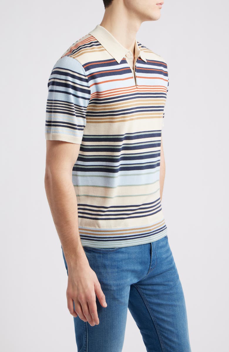 Paul Smith Merino Wool Polo Sweater, Alternate, color, 