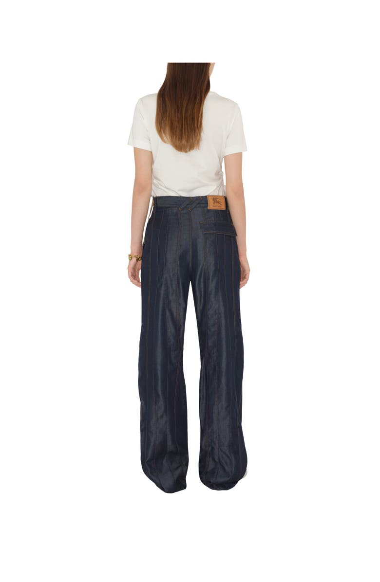Burberry Panelled Denim Trousers, Alternate, color,